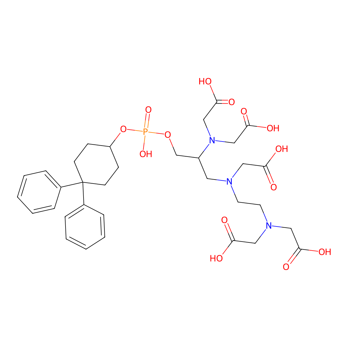 Fosveset molecular structure, CAS 193901-91-6