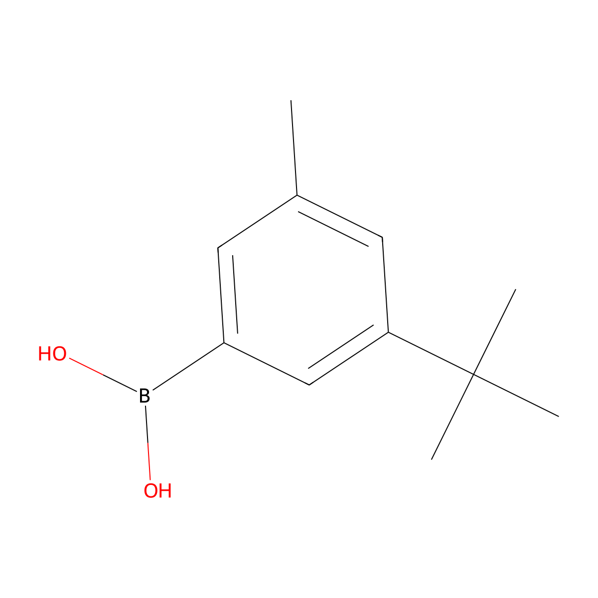 3-(tert-Butyl)-5-methylbenzeneboronic acid molecular structure, CAS 193905-93-0