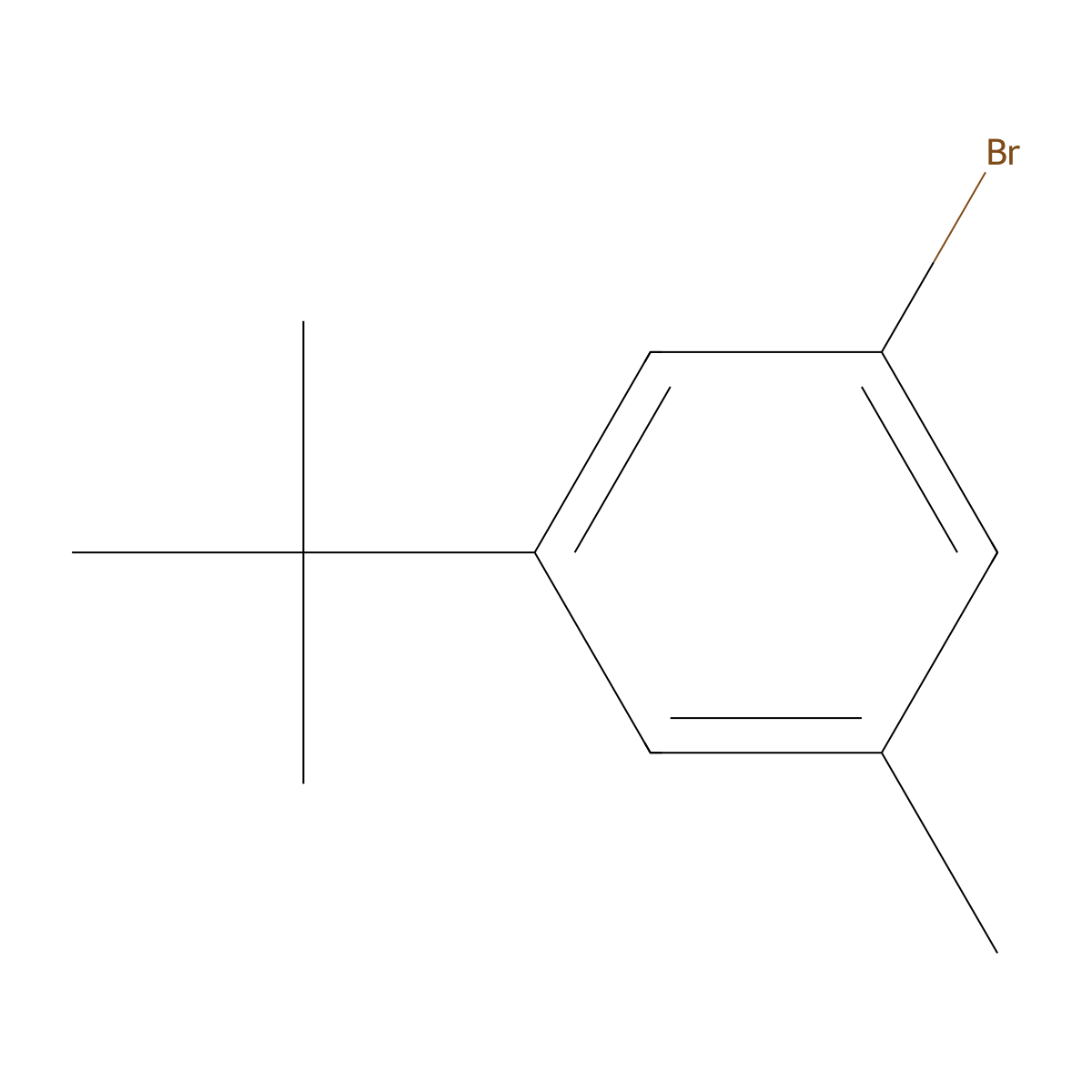 1-Bromo-3-tert-butyl-5-methylbenzene molecular structure, CAS 193905-94-1