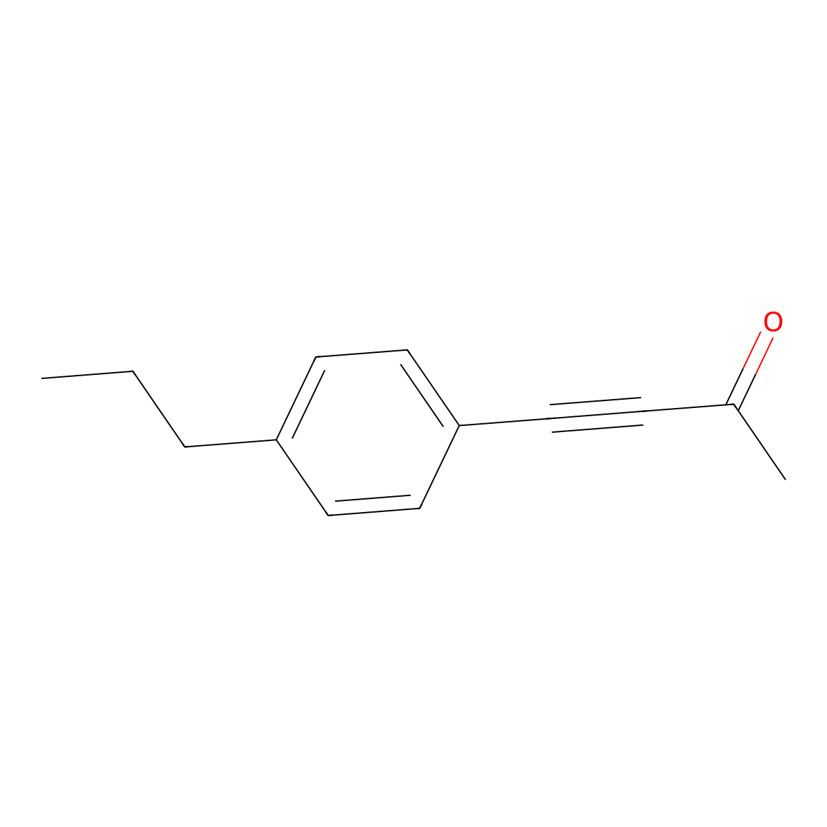 4-(4-Propylphenyl)-3-butyn-2-one molecular structure, CAS 1939135-05-3