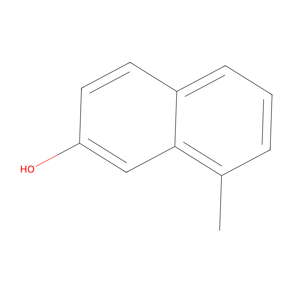 8-Methylnaphthalen-2-ol molecular structure, CAS 19393-87-4