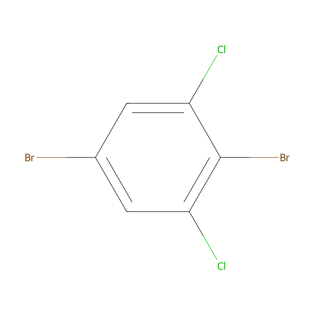 2,5-Dibromo-1,3-dichlorobenzene molecular structure, CAS 19393-97-6