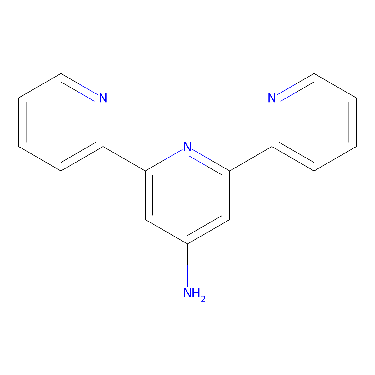 [2,2':6',2''-Terpyridin]-4'-amine molecular structure, CAS 193944-66-0