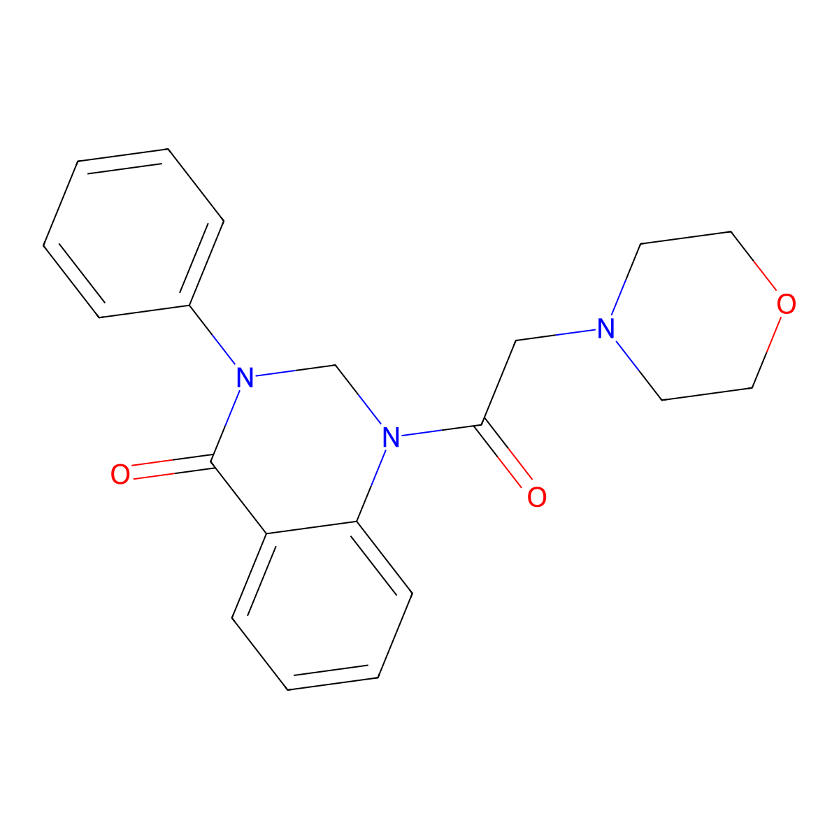 Moquizone molecular structure, CAS 19395-58-5