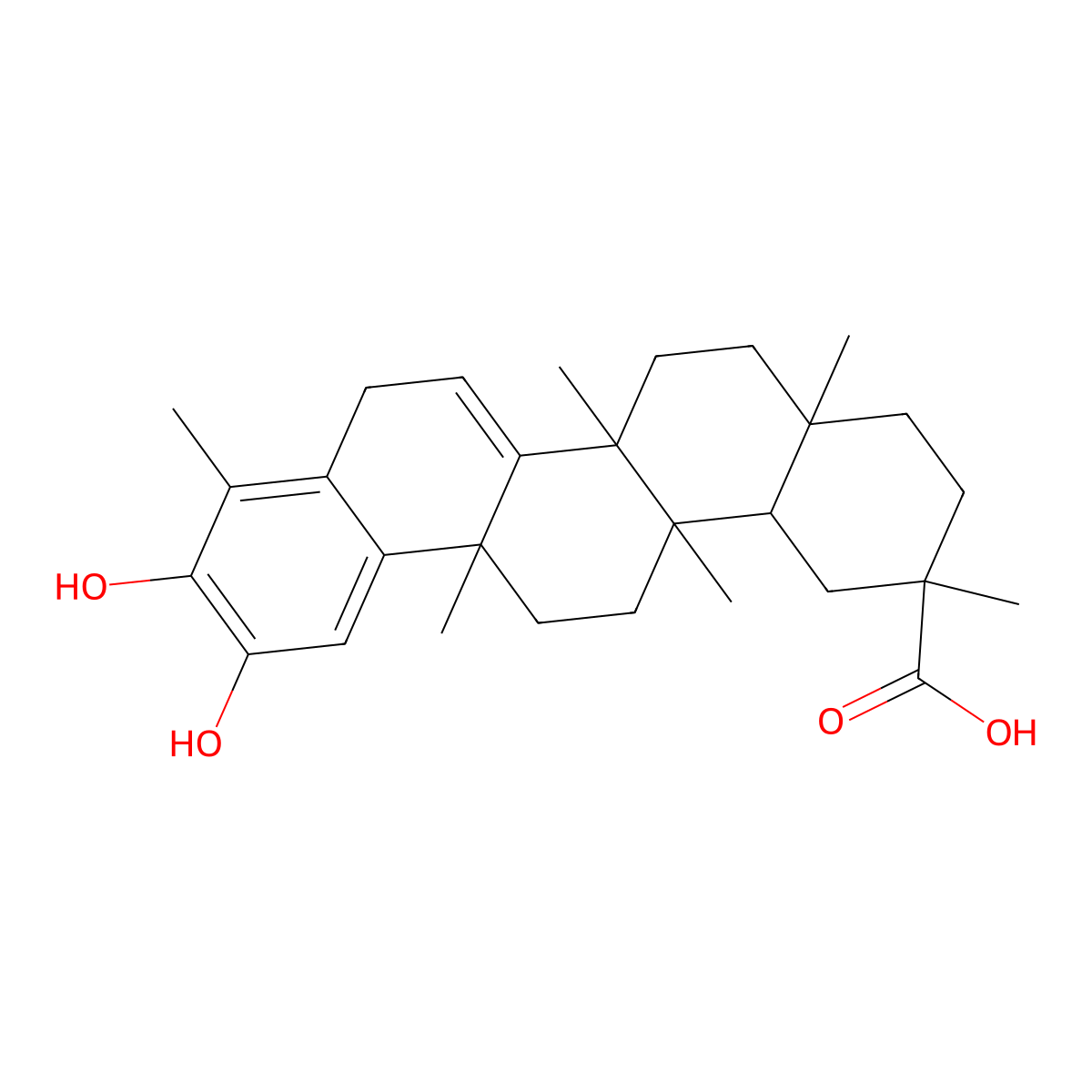 Dihydrocelastrol molecular structure, CAS 193957-88-9