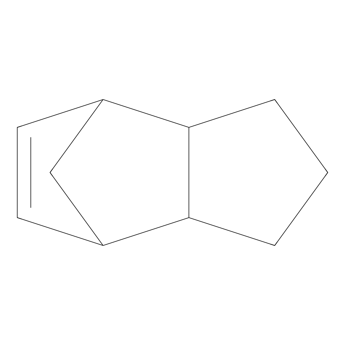 2,3,3a,4,7,7a-Hexahydro-4,7-methano-1H-indene molecular structure, CAS 19398-83-5