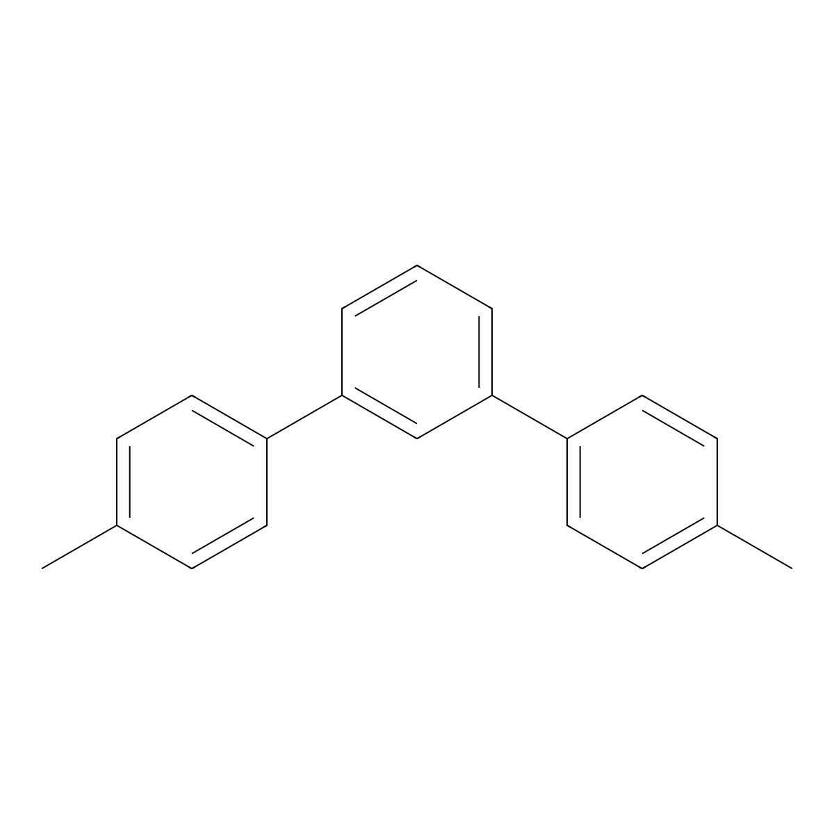 4,4''-Dimethyl-(1,1',3',1'')terphenyl molecular structure, CAS 19399-68-9