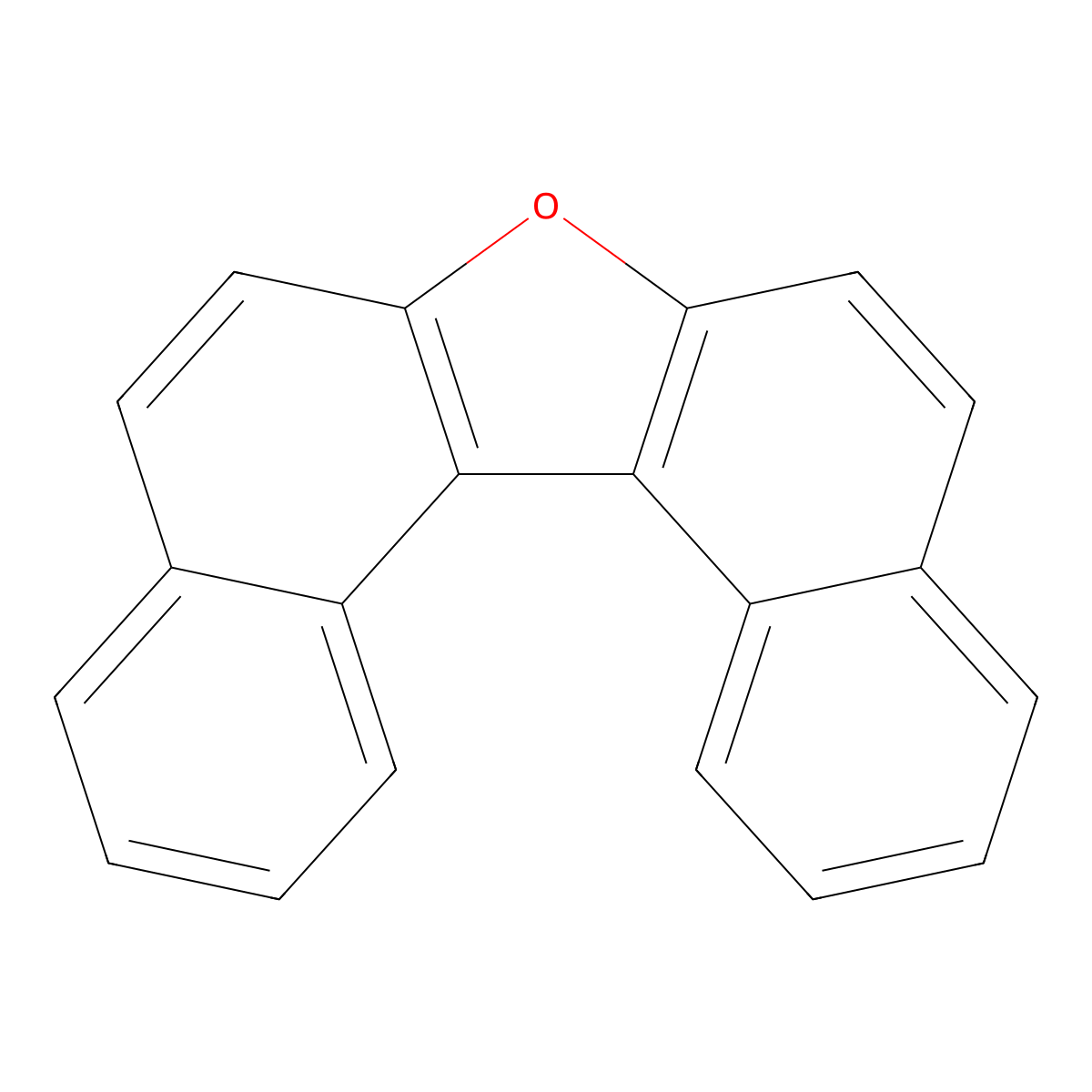 Dinaphtho(2,1-b:1',2'-d)furan molecular structure, CAS 194-63-8