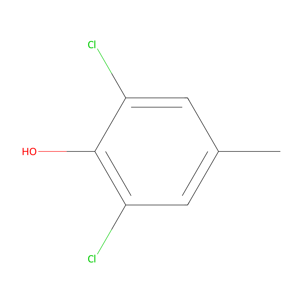 2,6-Dichloro-4-methylphenol molecular structure, CAS 194-64-9