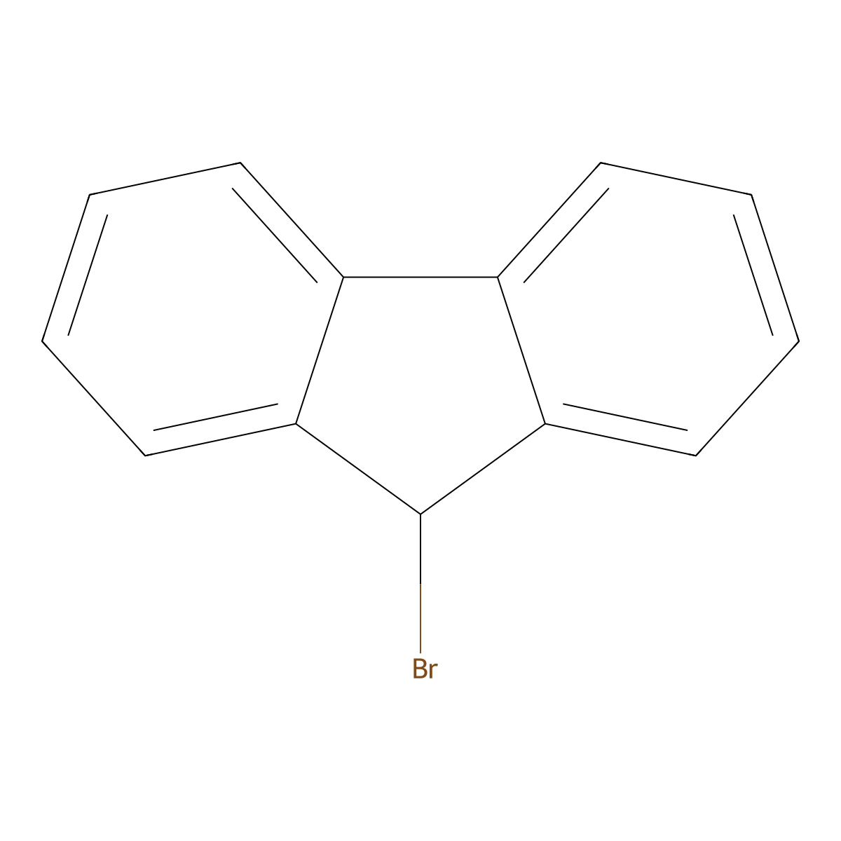 9-Bromofluorene molecular structure, CAS 1940-57-4