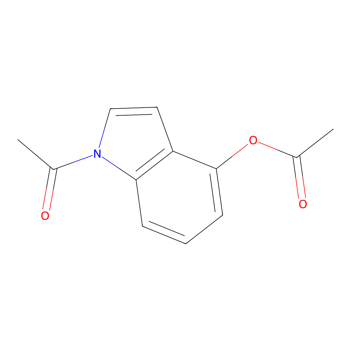 1-Acetyl-1H-indol-4-yl acetate molecular structure, CAS 1940025-86-4