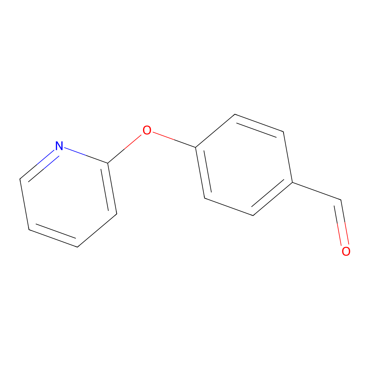 4-(Pyridin-2-yloxy)benzaldehyde molecular structure, CAS 194017-69-1