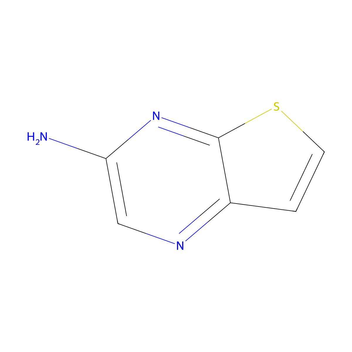 Thieno[2,3-b]pyrazin-3-amine molecular structure, CAS 1940206-33-6