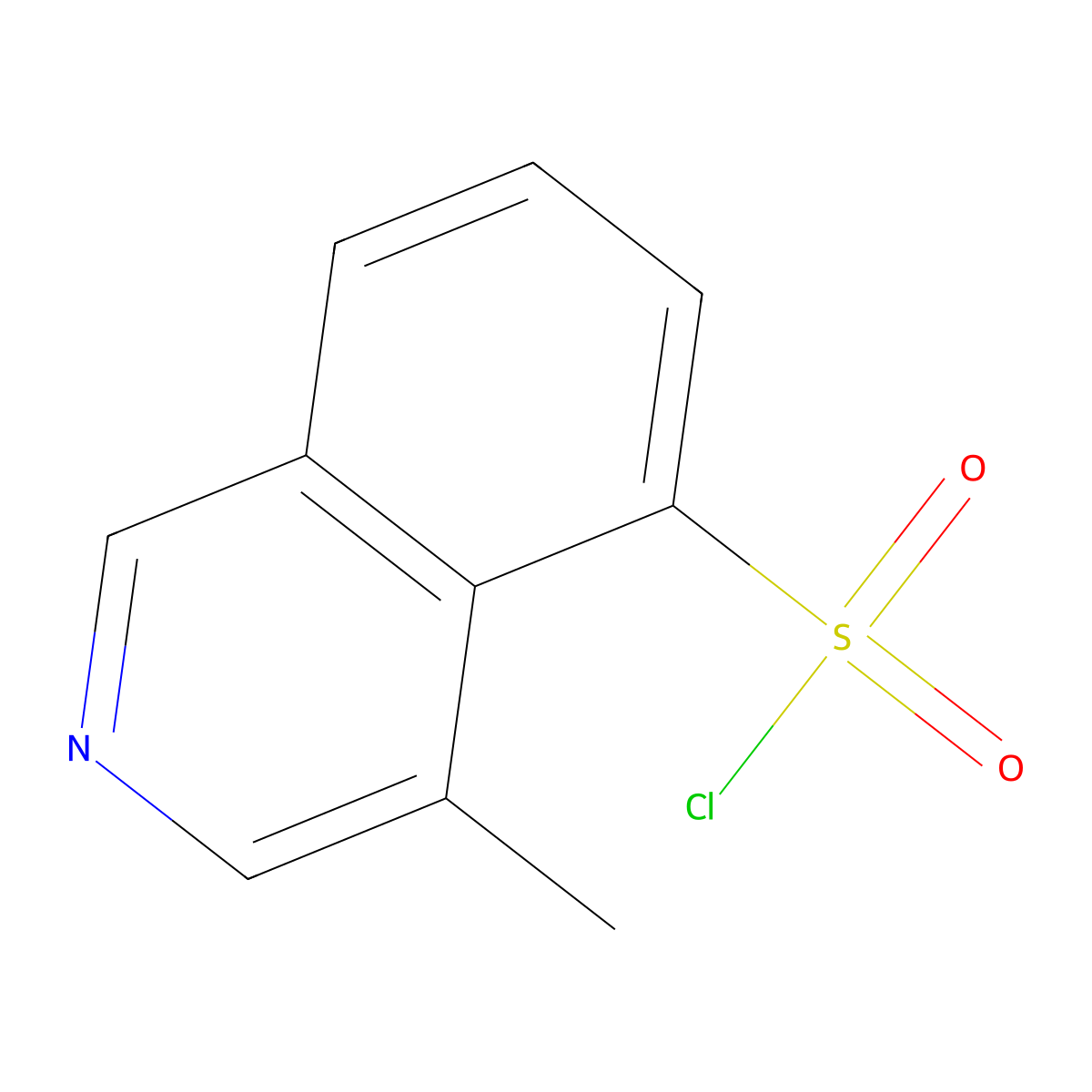 4-Methylisoquinoline-5-sulfonyl chloride molecular structure, CAS 194032-16-1