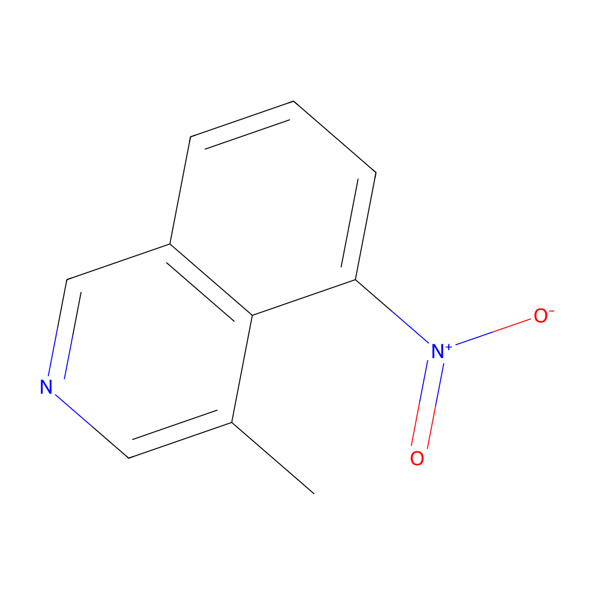 4-Methyl-5-nitroisoquinoline molecular structure, CAS 194032-17-2