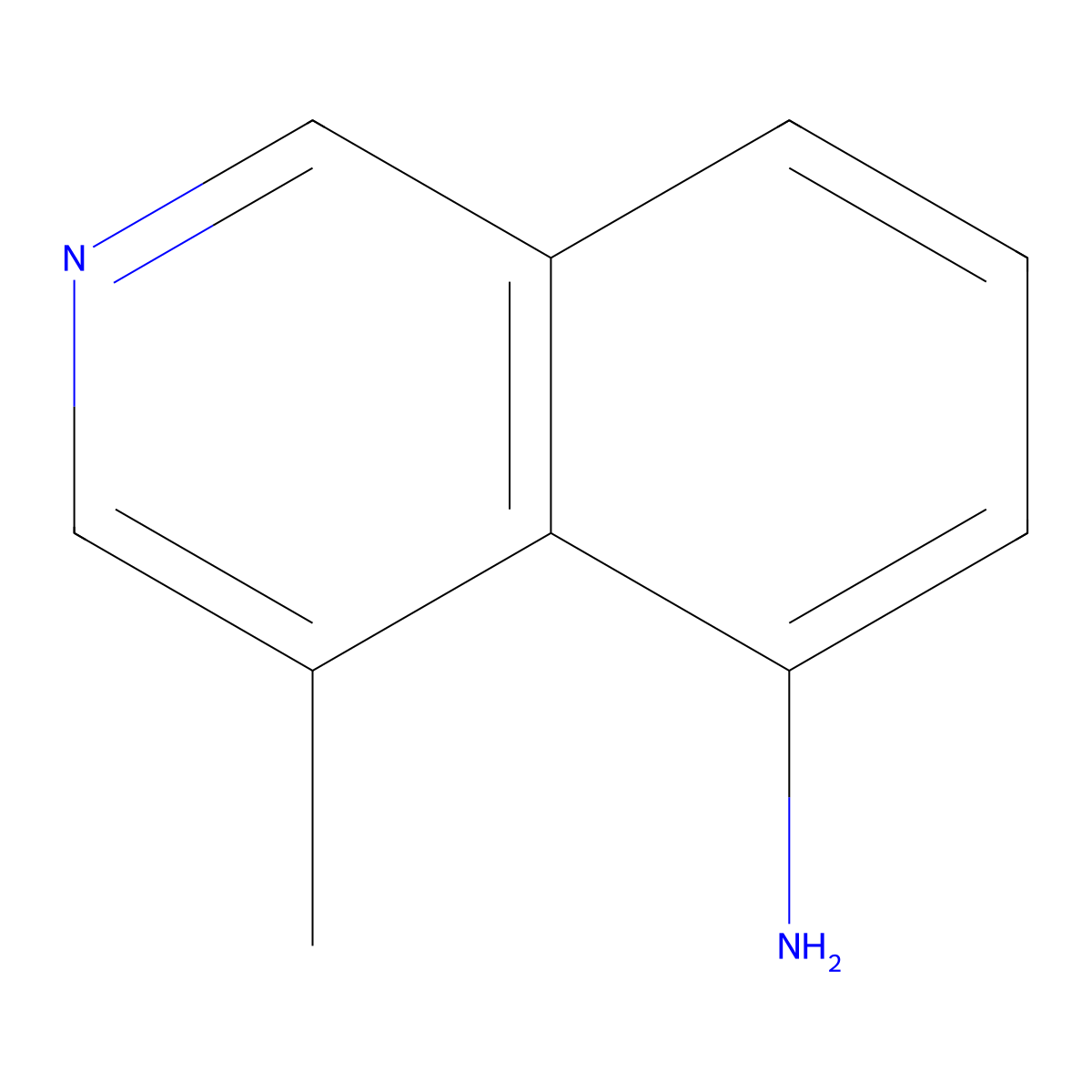 4-Methylisoquinolin-5-amine molecular structure, CAS 194032-18-3