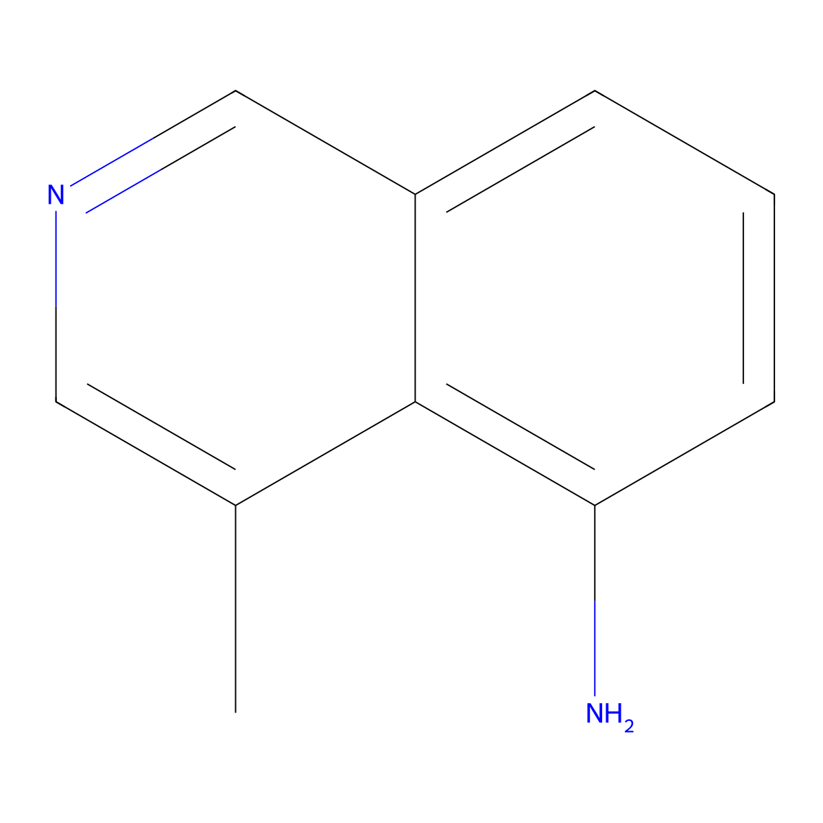 4-Methylisoquinolin-5-amine molecular structure, CAS 194032-18-3