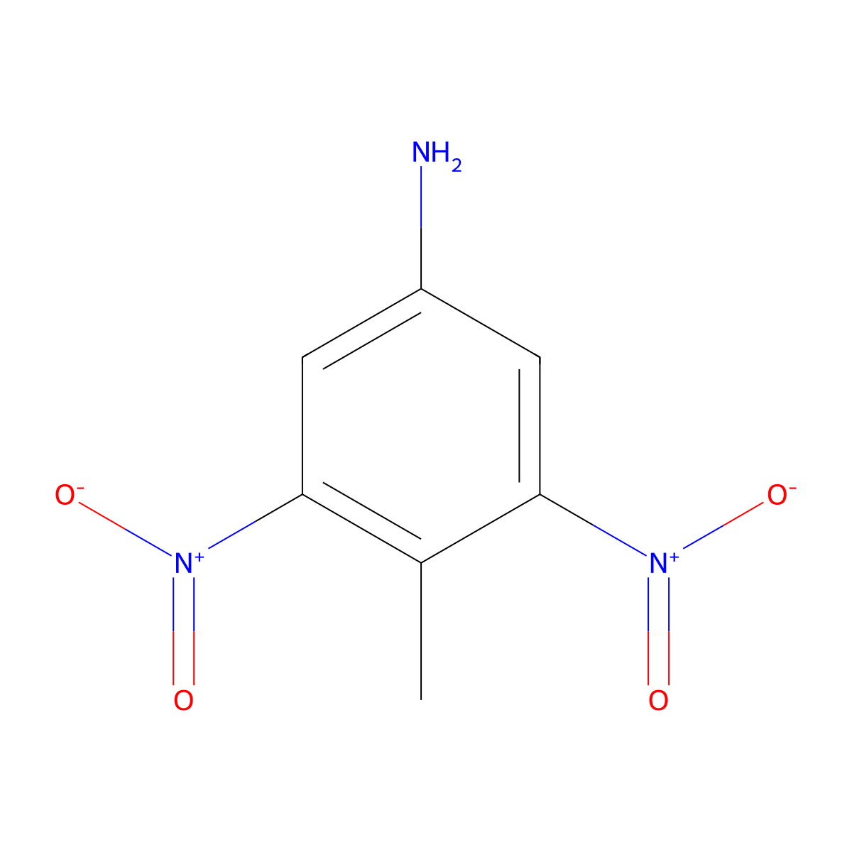 4-Amino-2,6-Dinitrotoluene molecular structure, CAS 19406-51-0