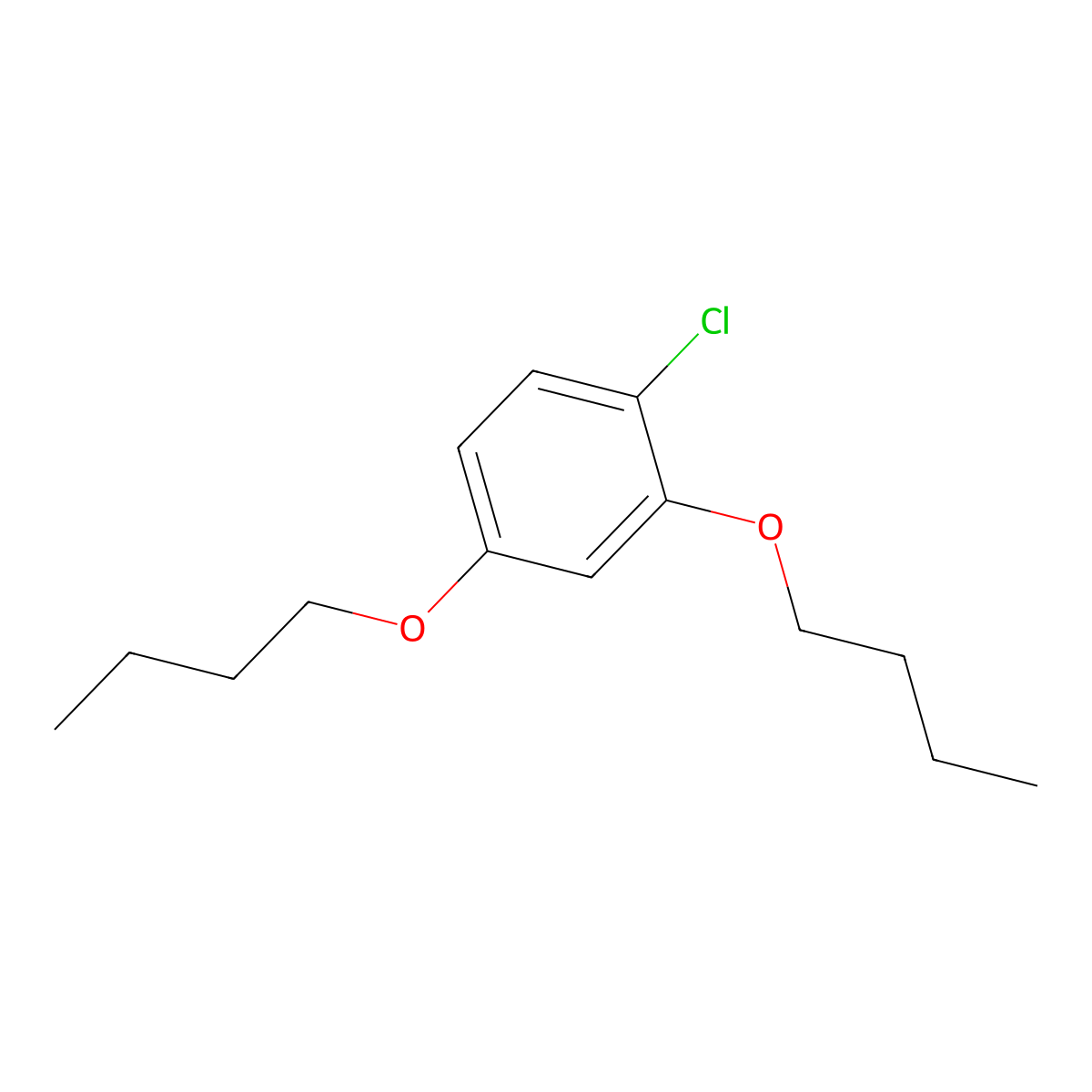 2,4-Dibutoxy-1-chlorobenzene molecular structure, CAS 194083-31-3
