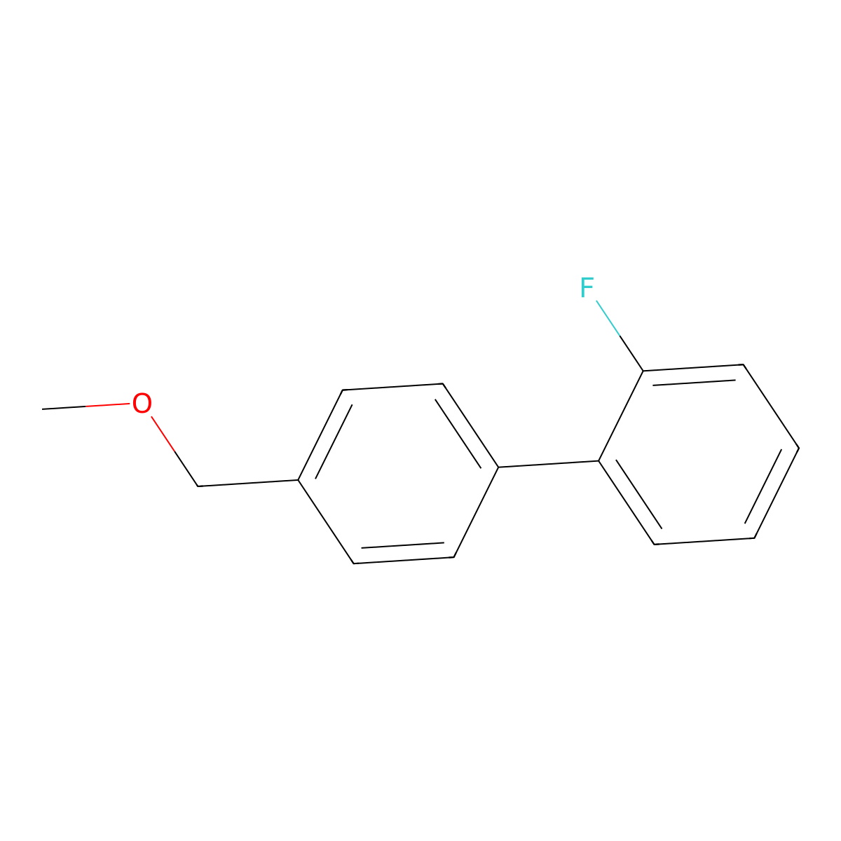 1-Fluoro-2-[4-(methoxymethyl)phenyl]benzene molecular structure, CAS 194087-72-4