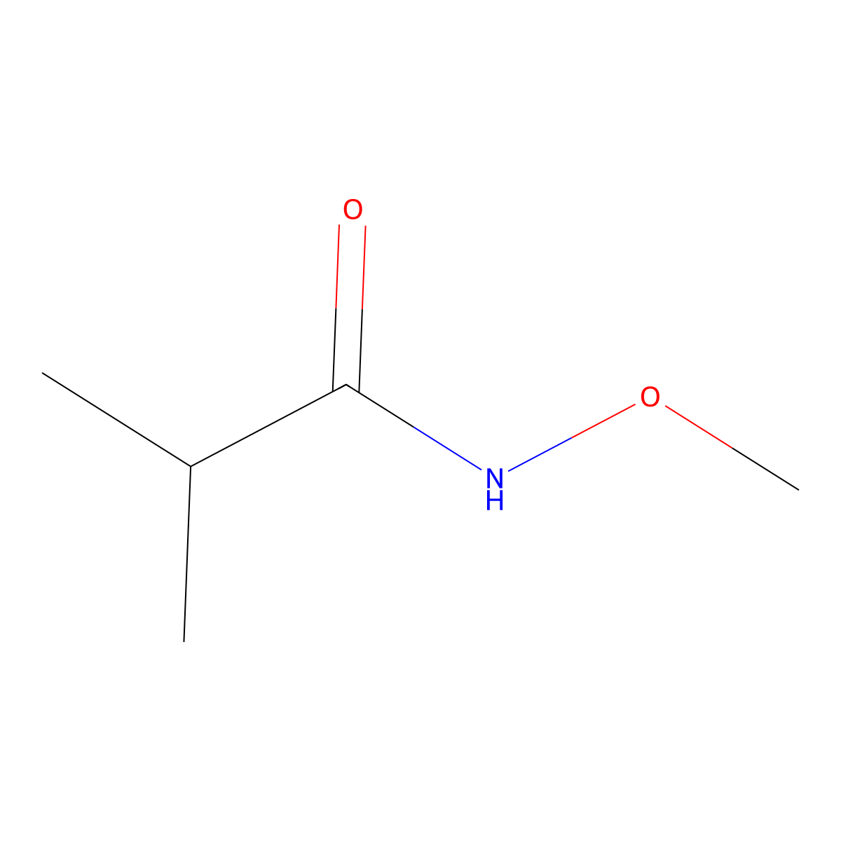 N-Methoxyisobutyramide molecular structure, CAS 194092-88-1