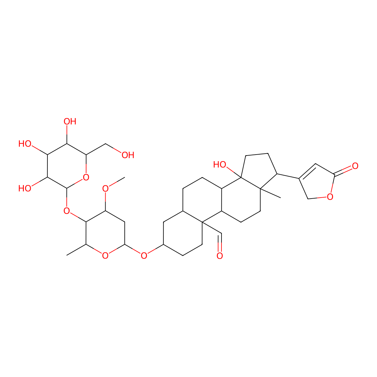 Apobioside molecular structure, CAS 1941-73-7