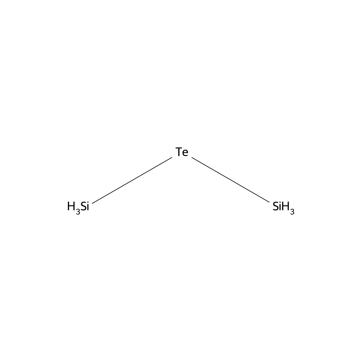 Tellurium, bis(trimethylsilyl)- molecular structure, CAS 19415-73-7