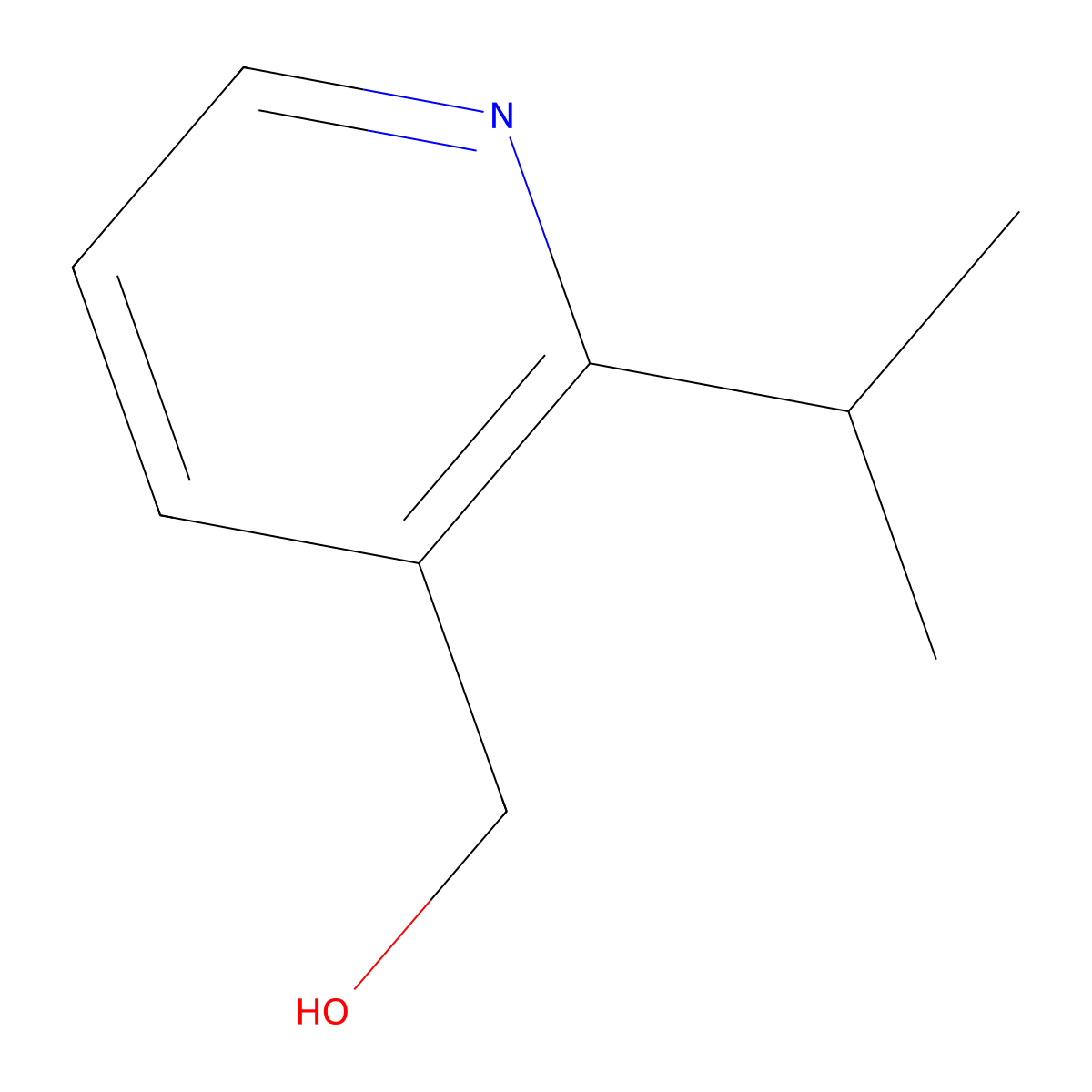(2-Isopropylpyridin-3-yl)methanol molecular structure, CAS 194151-94-5
