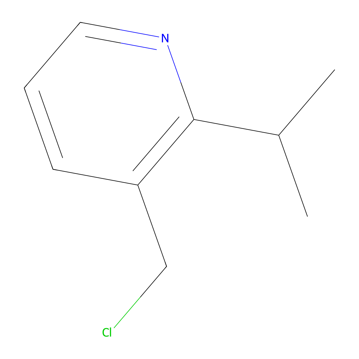 3-(Chloromethyl)-2-isopropylpyridine molecular structure, CAS 194151-95-6