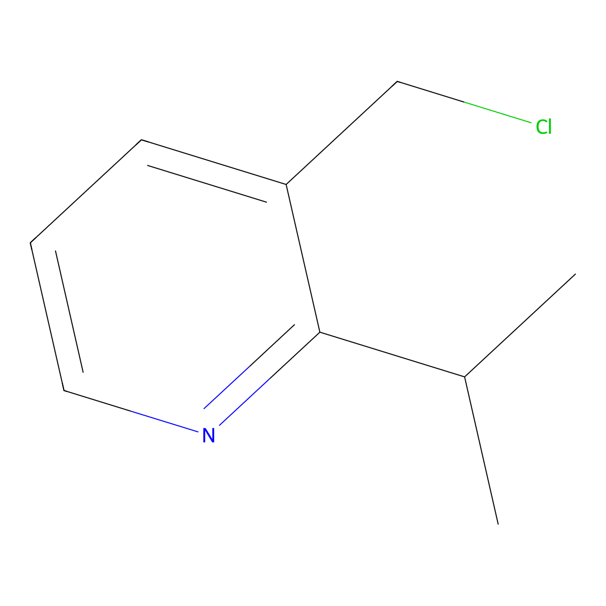3-(Chloromethyl)-2-isopropylpyridine molecular structure, CAS 194151-95-6