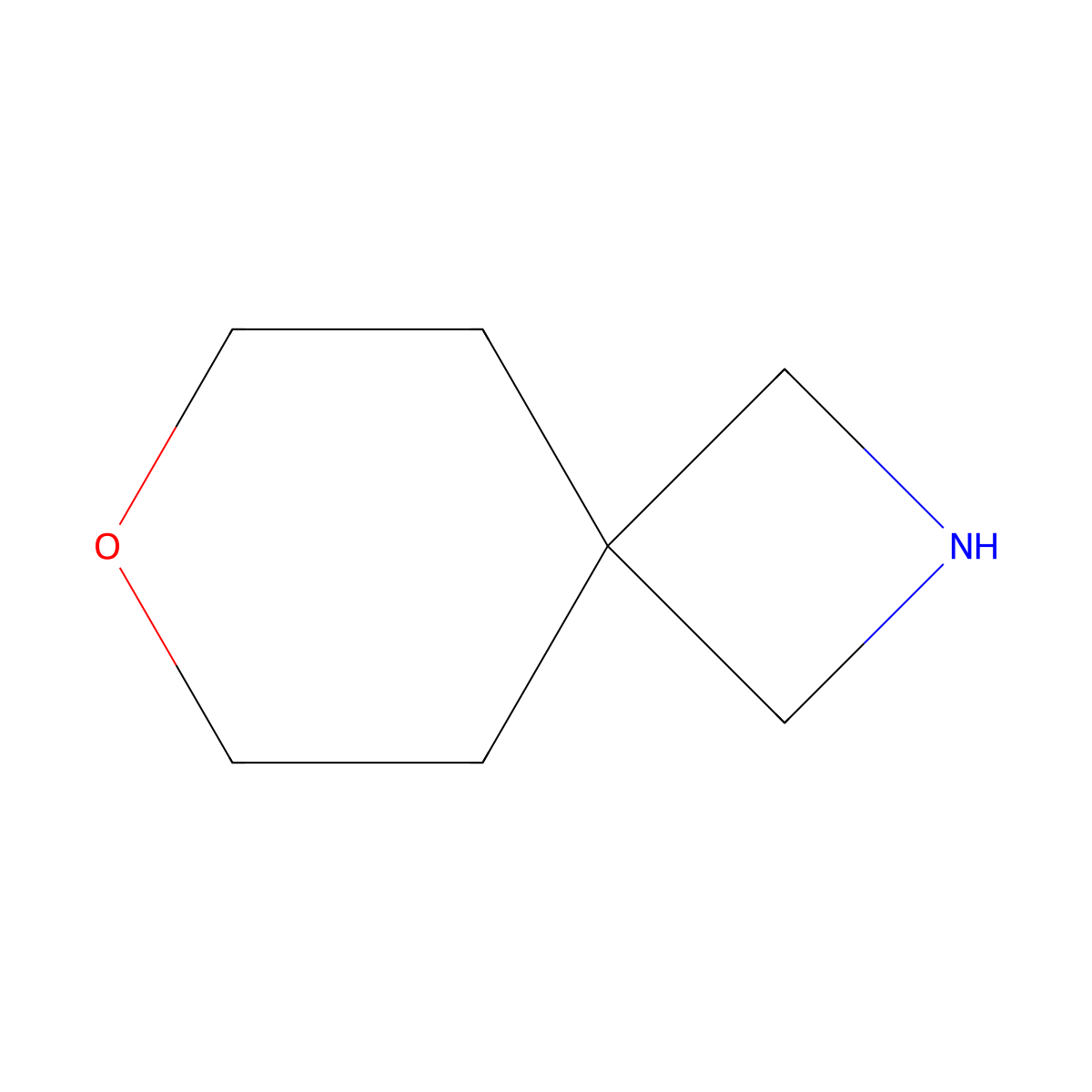 7-Oxa-2-azaspiro(3.5)nonane molecular structure, CAS 194157-10-3