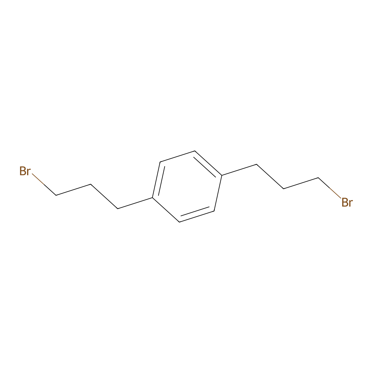 1,4-Bis(3-bromopropyl)benzene molecular structure, CAS 19417-59-5