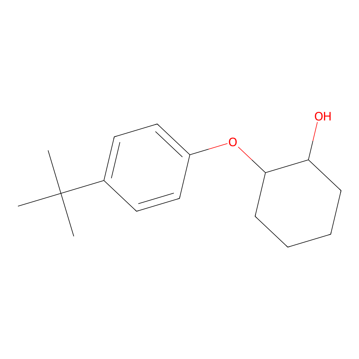 2-(4-(1,1-Dimethylethyl)phenoxy)cyclohexanol molecular structure, CAS 1942-71-8