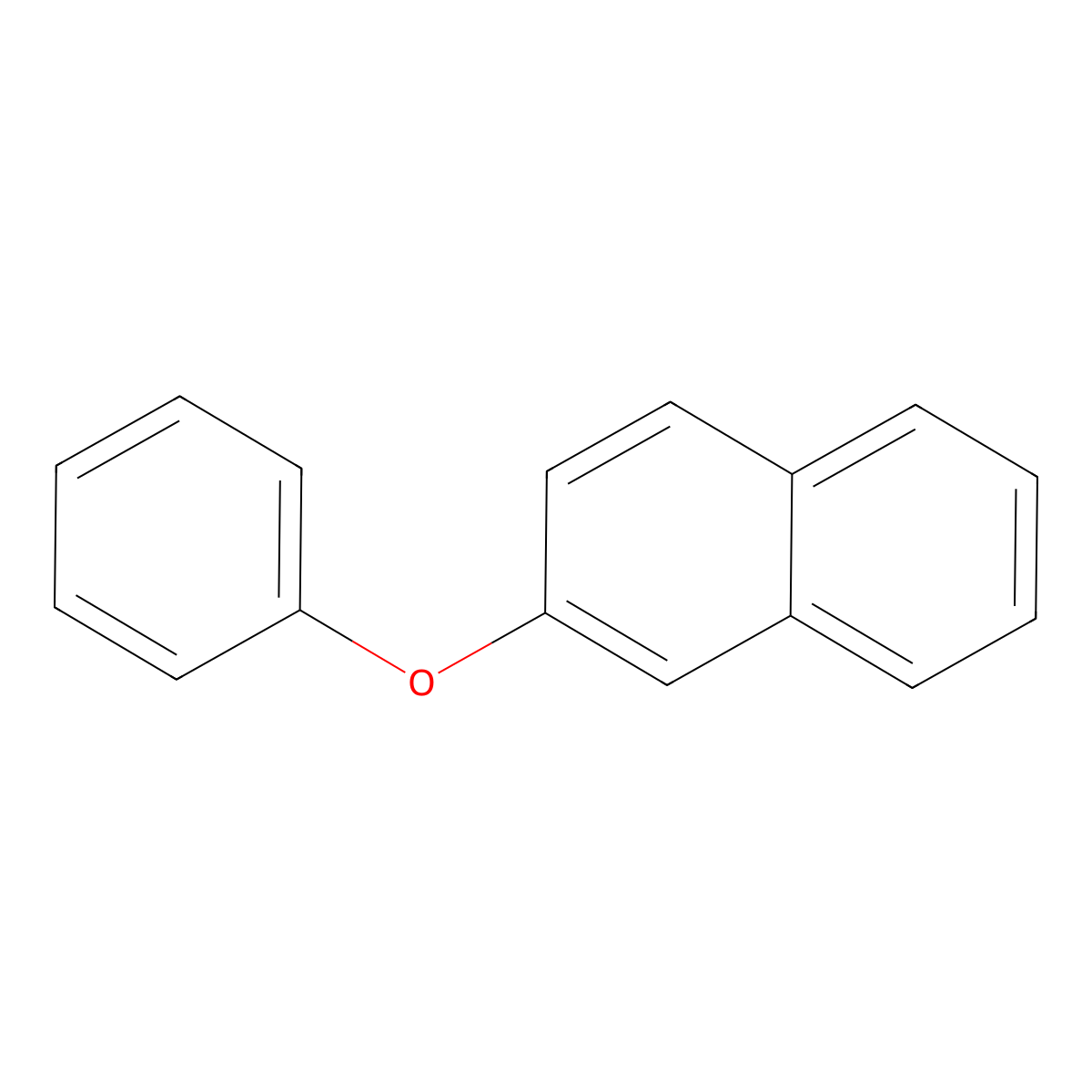 2-Phenoxynaphthalene molecular structure, CAS 19420-29-2
