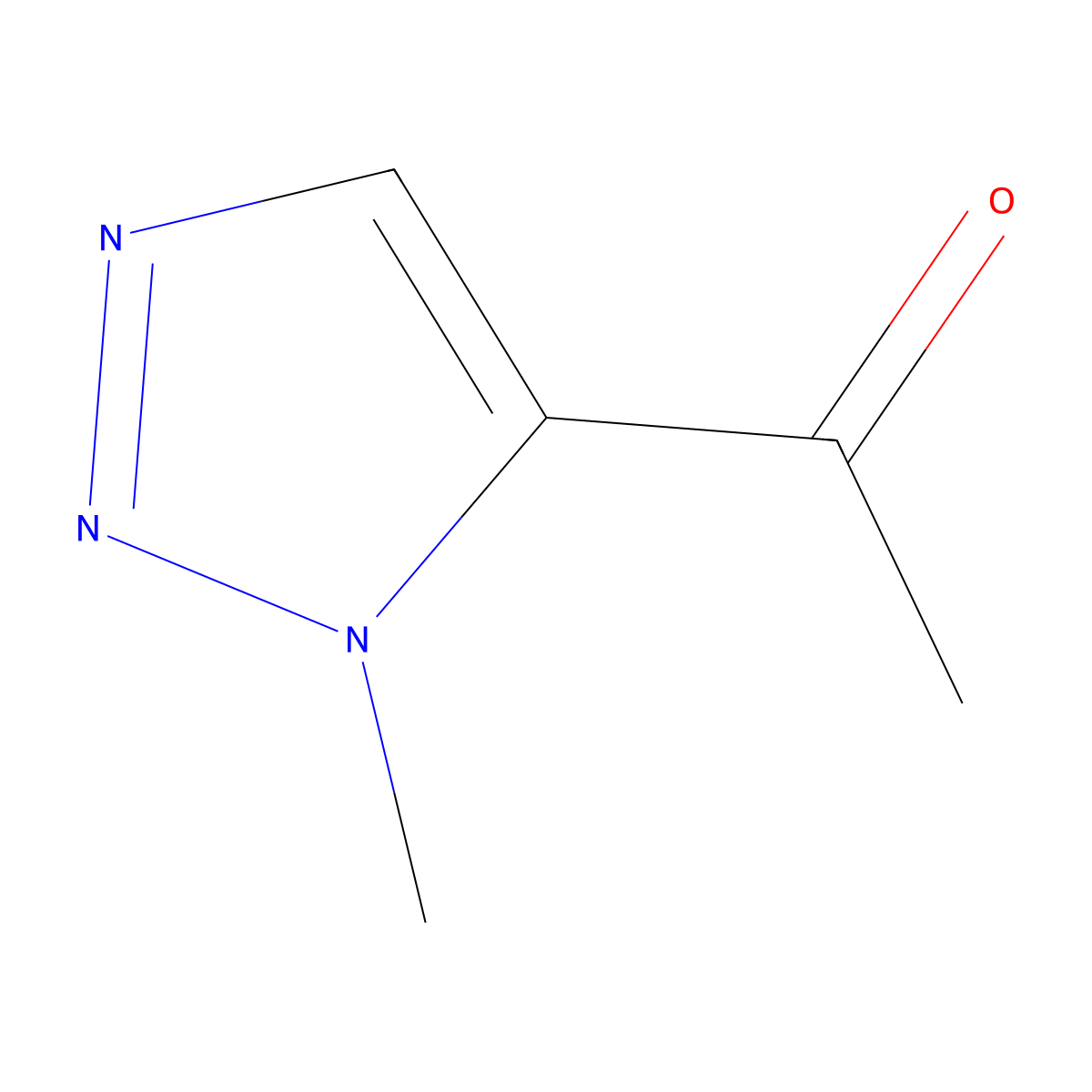 1-(1-Methyl-1H-1,2,3-triazol-5-yl)ethanone molecular structure, CAS 194209-18-2