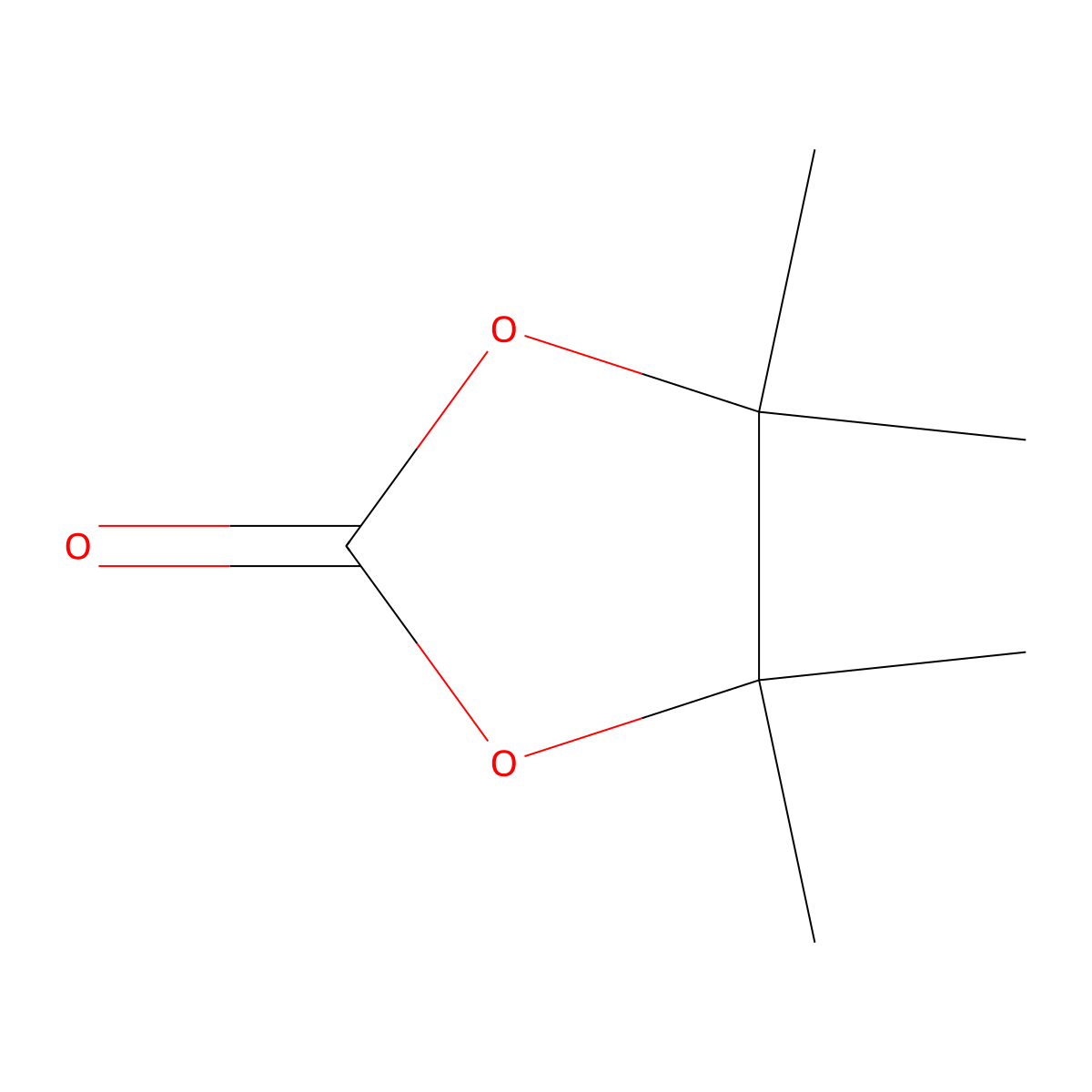 4,4,5,5-Tetramethyl-1,3-dioxolan-2-one molecular structure, CAS 19424-29-4