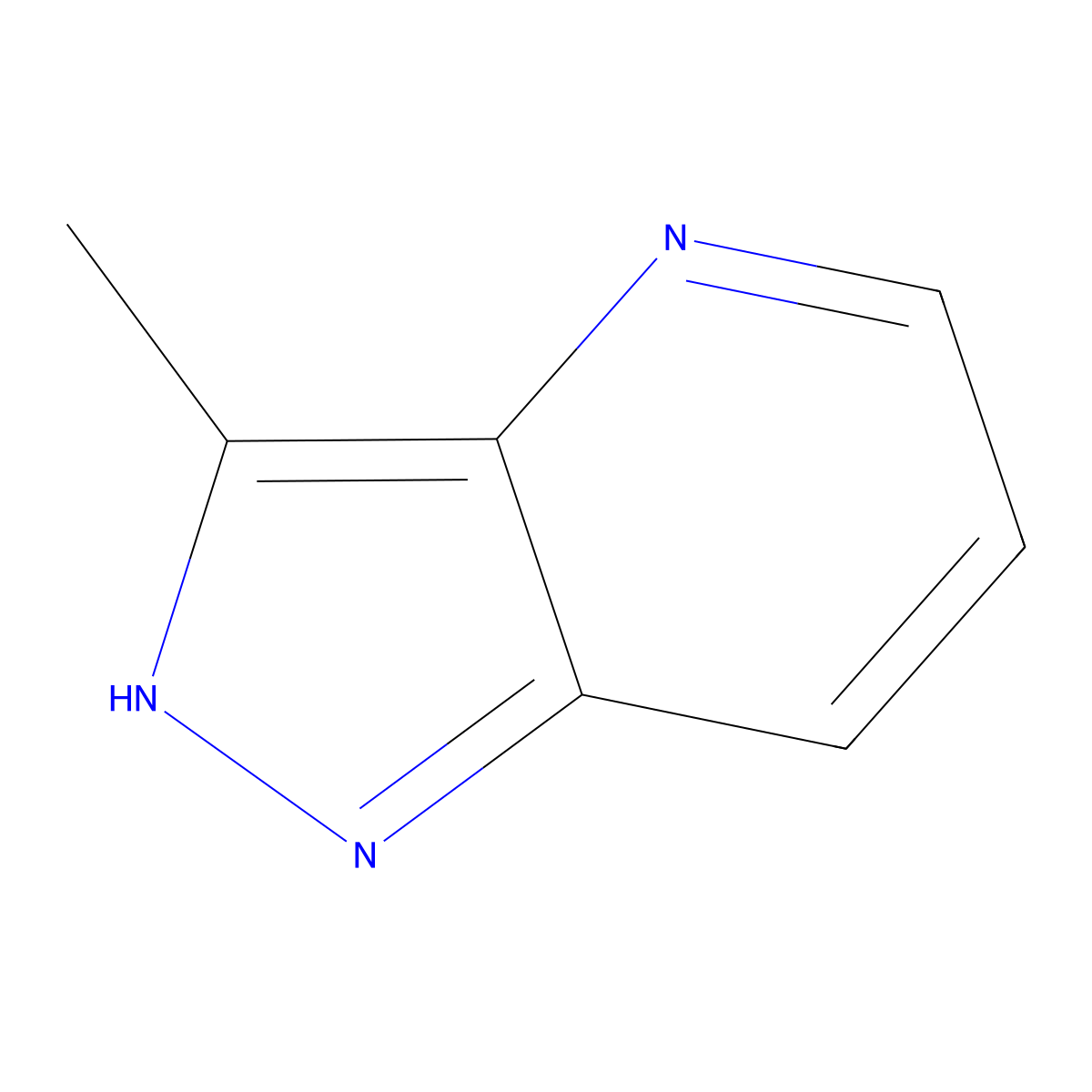 3-Methyl-1H-pyrazolo[4,3-b]pyridine molecular structure, CAS 194278-45-0