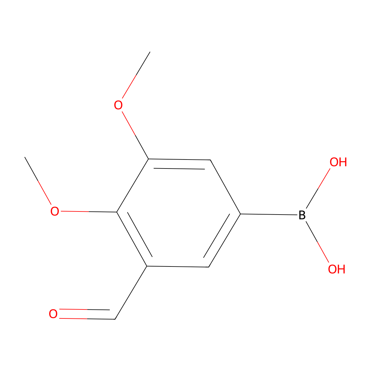 (3-Formyl-4,5-dimethoxyphenyl)boronic acid molecular structure, CAS 194281-45-3