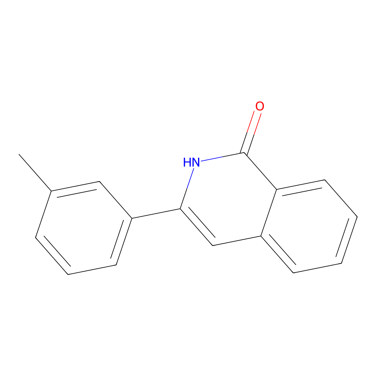 3-m-Tolylisoquinolin-1(2H)-one molecular structure, CAS 194292-26-7