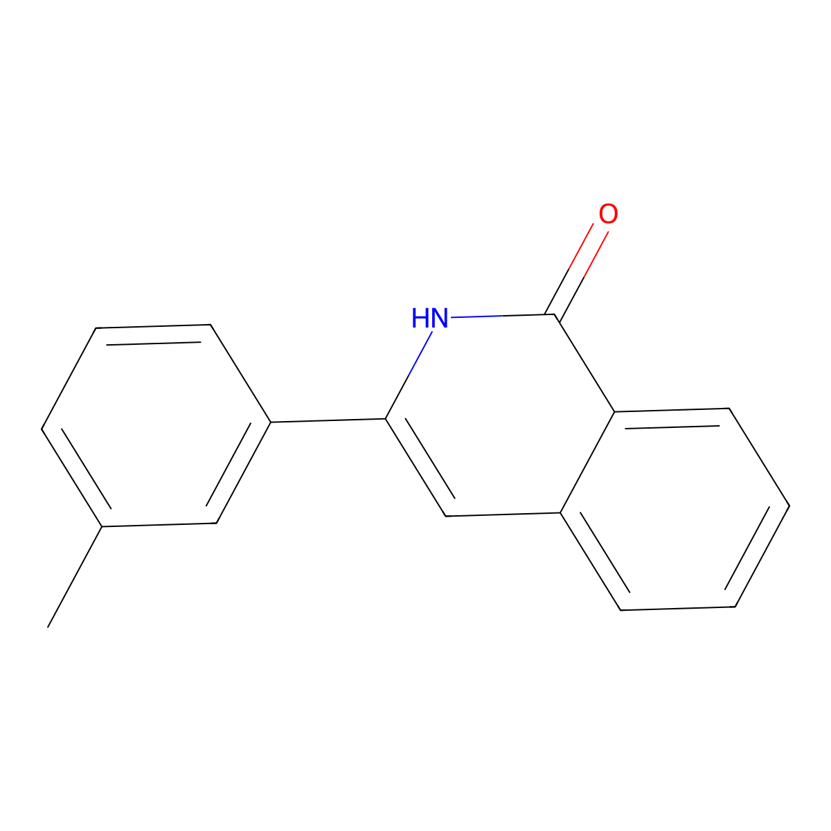 3-m-Tolylisoquinolin-1(2H)-one molecular structure, CAS 194292-26-7
