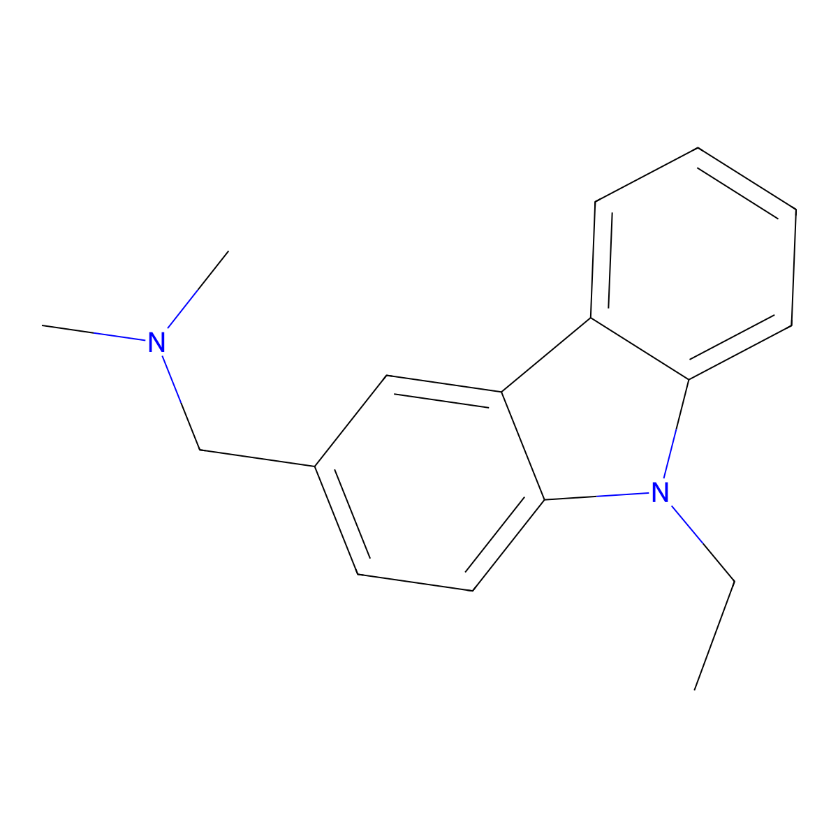 9-Ethyl-N,N-dimethyl-carbazole-3-methanamine molecular structure, CAS 1942923-53-6