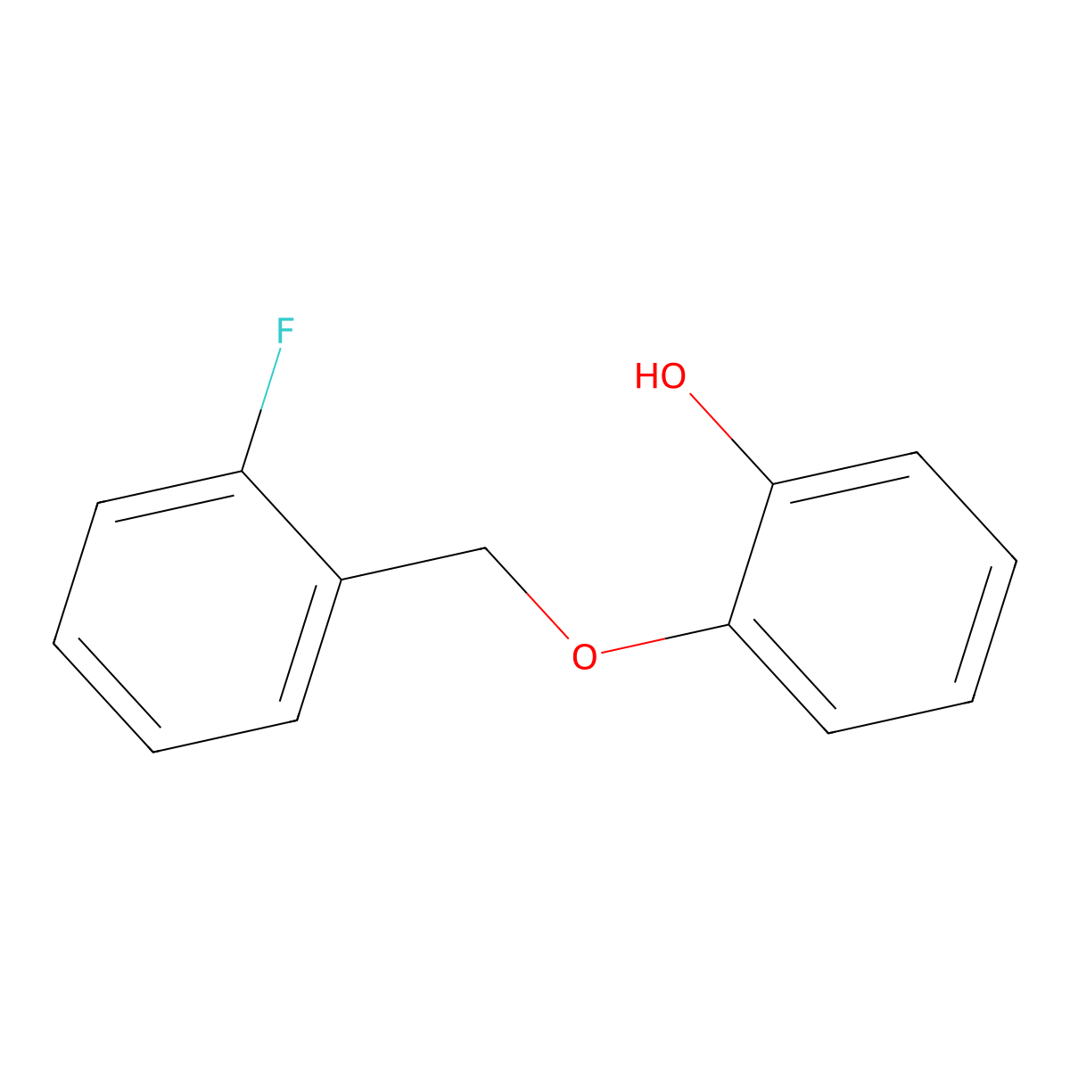 2-[(2-Fluorophenyl)methoxy]phenol molecular structure, CAS 194294-06-9