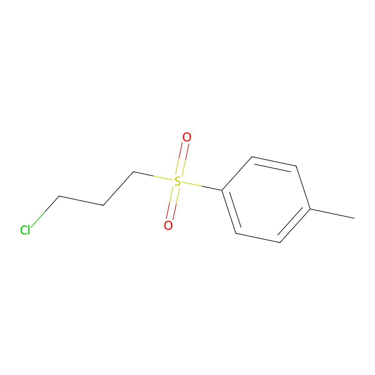 3-Chloropropyl P-tolyl sulfone molecular structure, CAS 19432-95-2