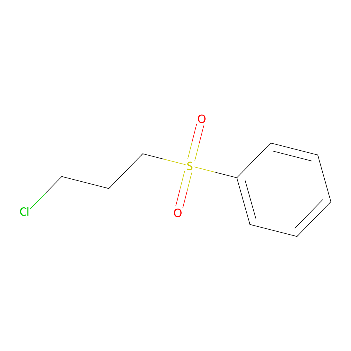 (3-Chloropropanesulfonyl)benzene molecular structure, CAS 19432-96-3