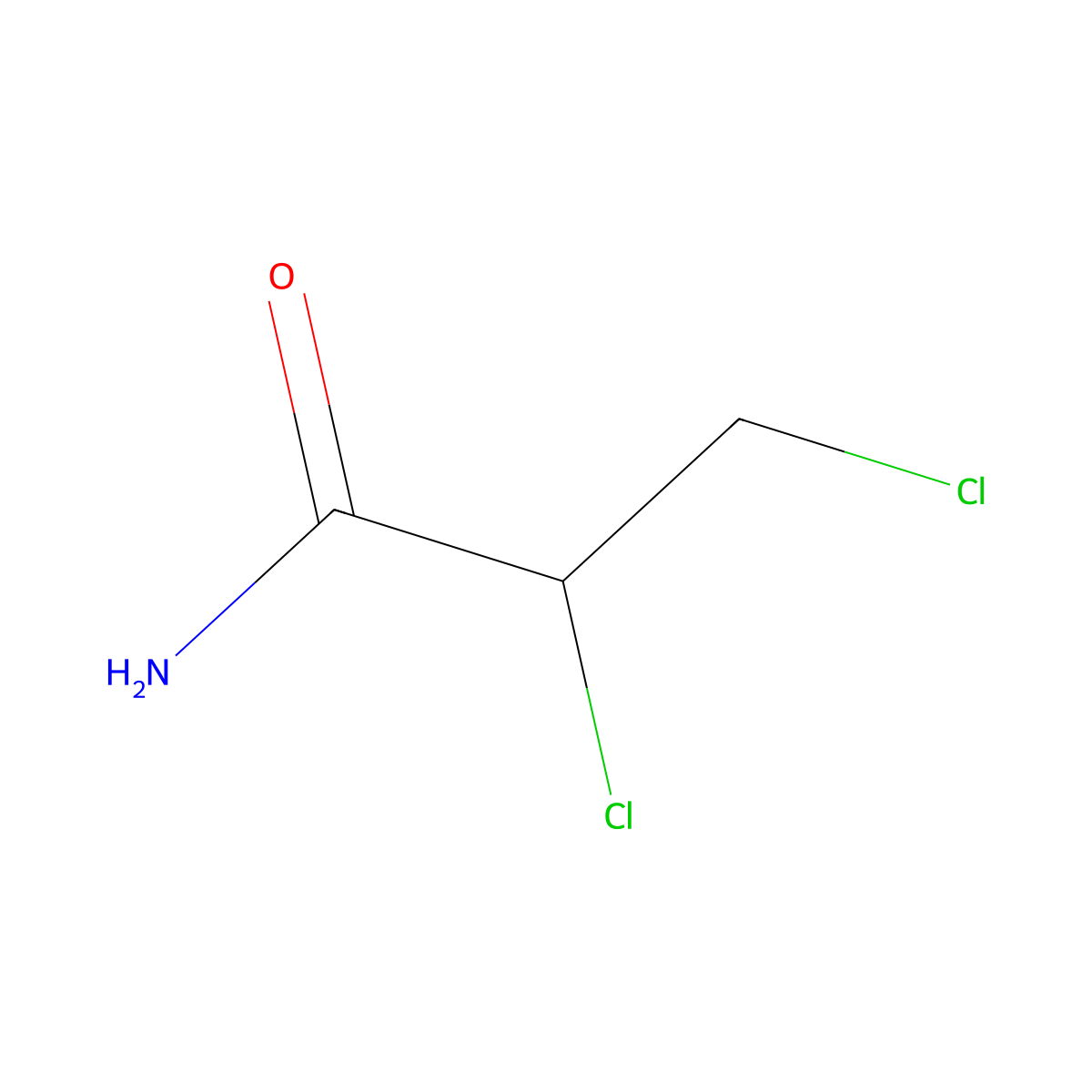 2,3-Dichloropropanamide molecular structure, CAS 19433-84-2