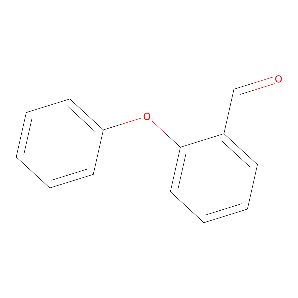 o-Phenoxybenzaldehyde molecular structure, CAS 19434-34-5