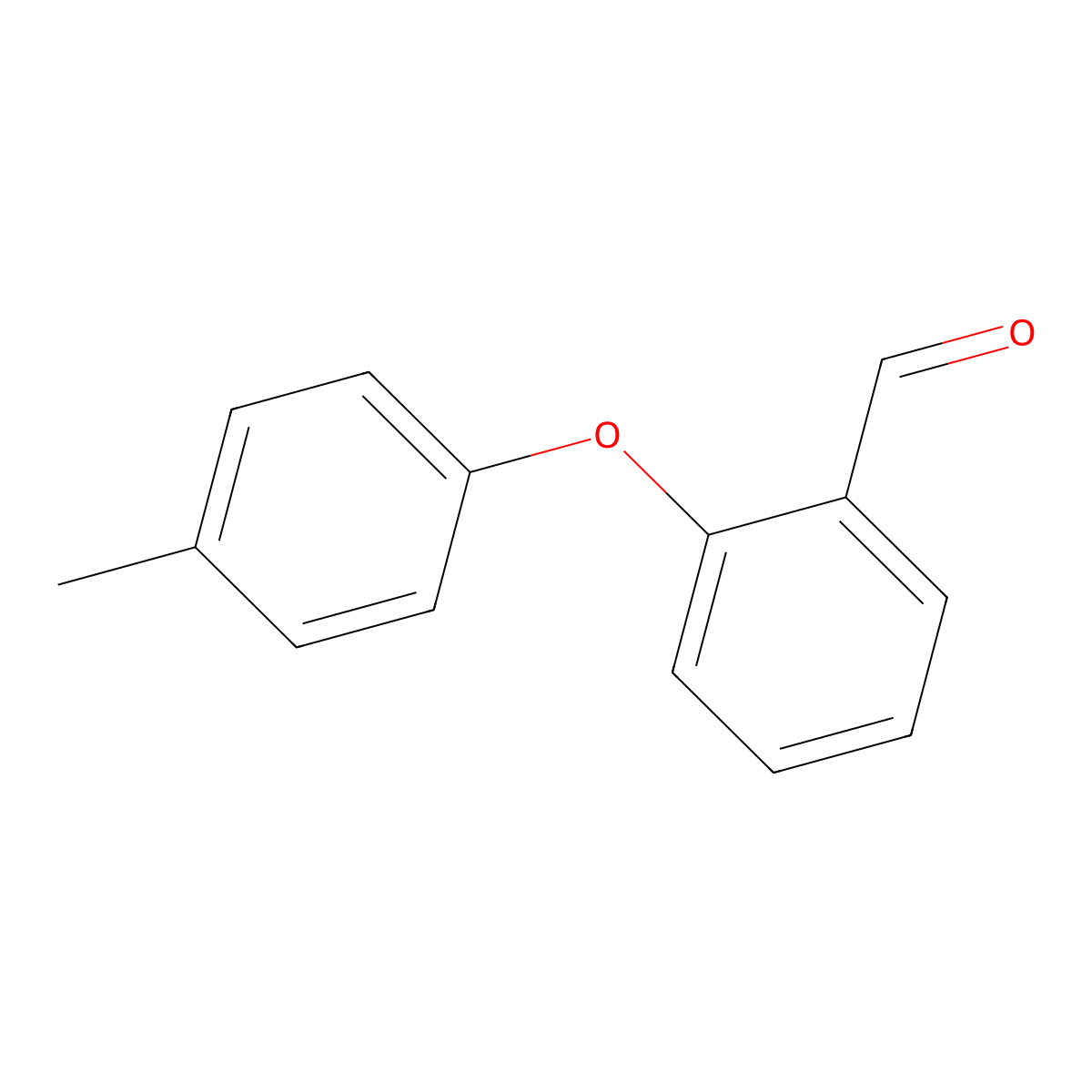 2-(4-Methylphenoxy)benzaldehyde molecular structure, CAS 19434-35-6