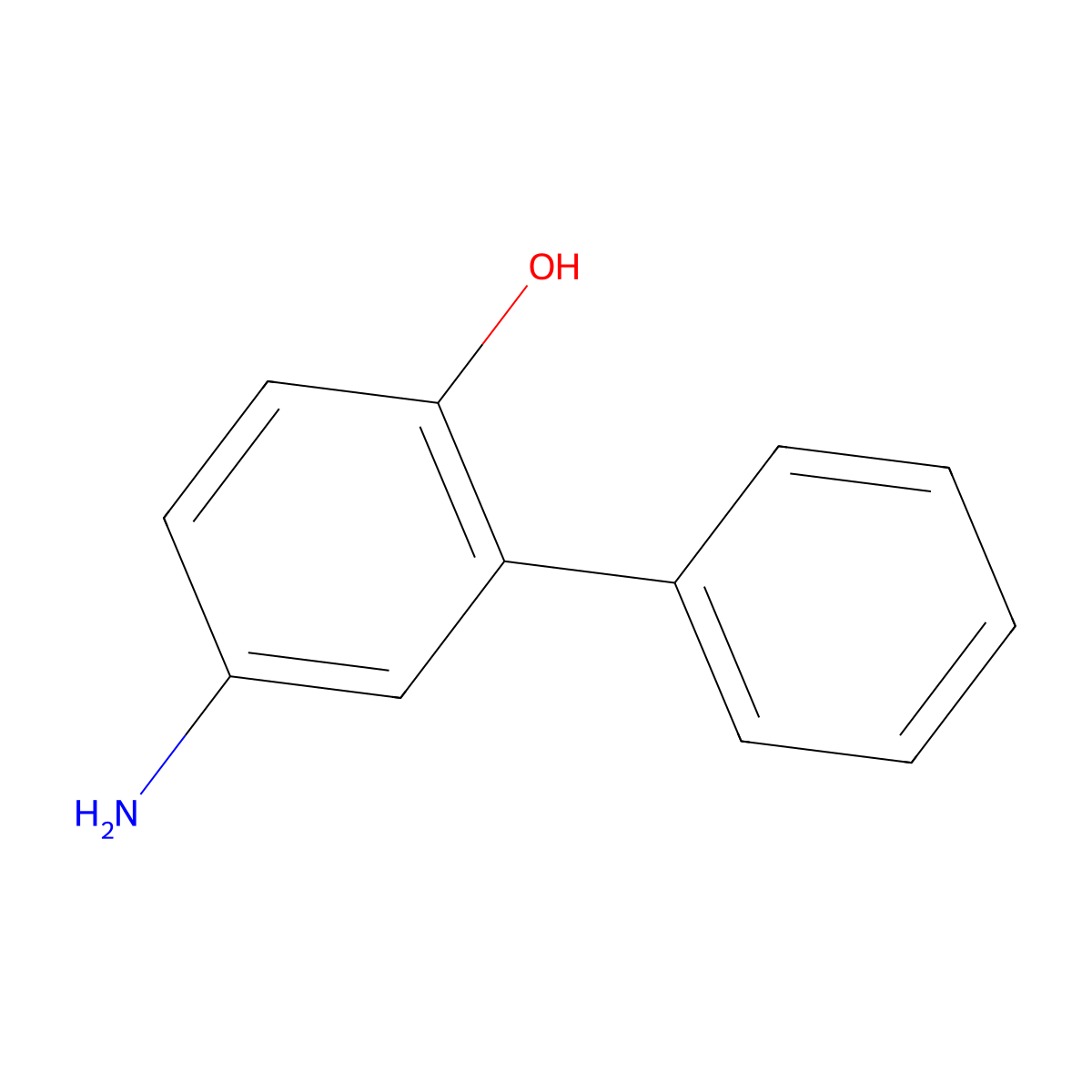4-Amino-2-phenylphenol molecular structure, CAS 19434-42-5