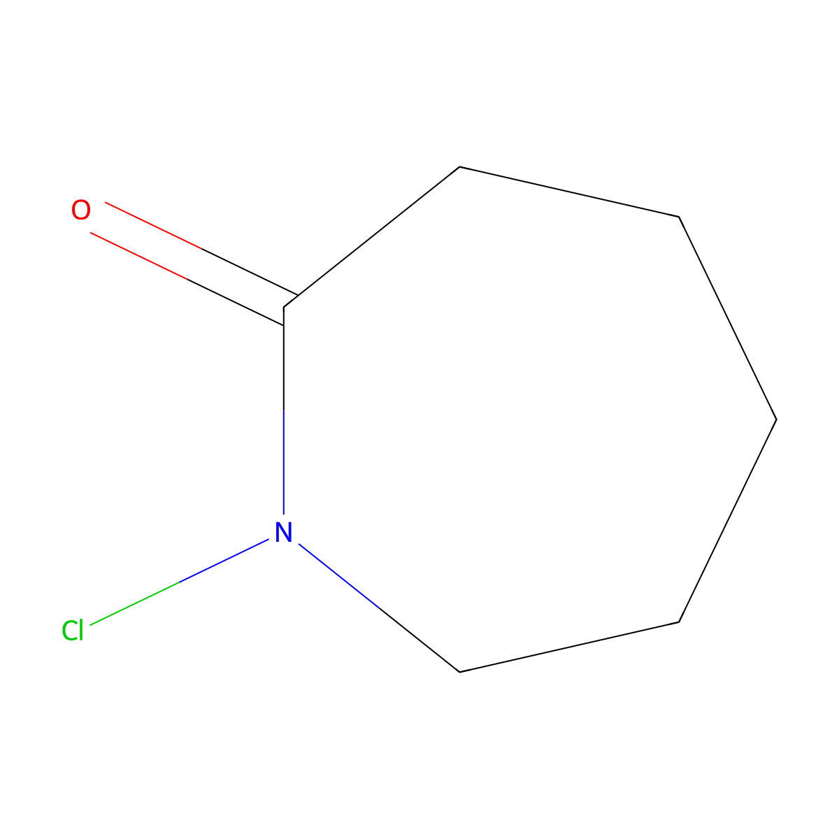 1-Chlorohexahydro-2H-azepin-2-one molecular structure, CAS 19434-64-1