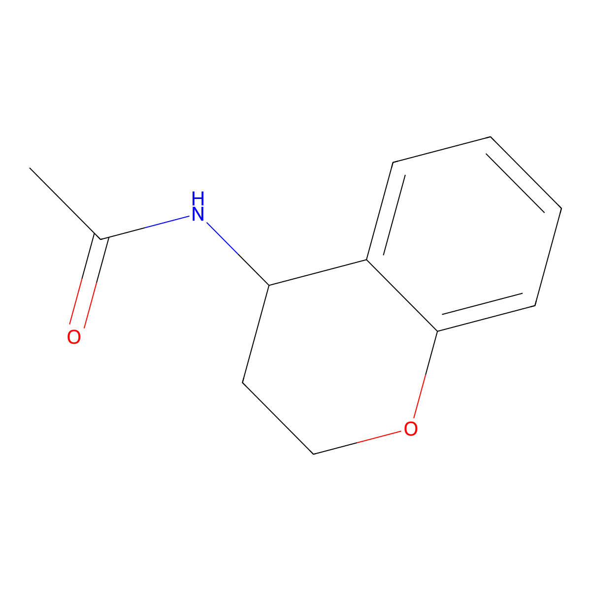 N-(Chroman-4-yl)acetamide molecular structure, CAS 194342-62-6